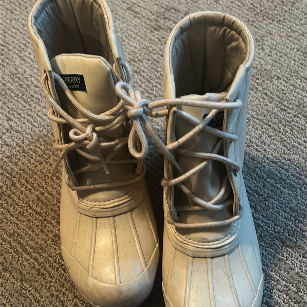 Sperry Kids' White Boots